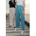 Frenchy High Waist Pleated Knot Wide Leg Knit Pants
